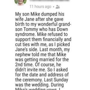 Am I Wrong For Ruining My Son’s Wedding’s?