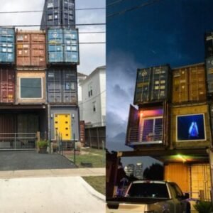 Man Uses 11 Shipping Containers To Build His 2,500 Square Foot Dream House, And The Inside Looks Amazing