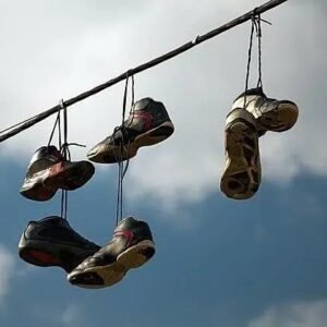 The Mystery of Shoes Hanging from Power Lines