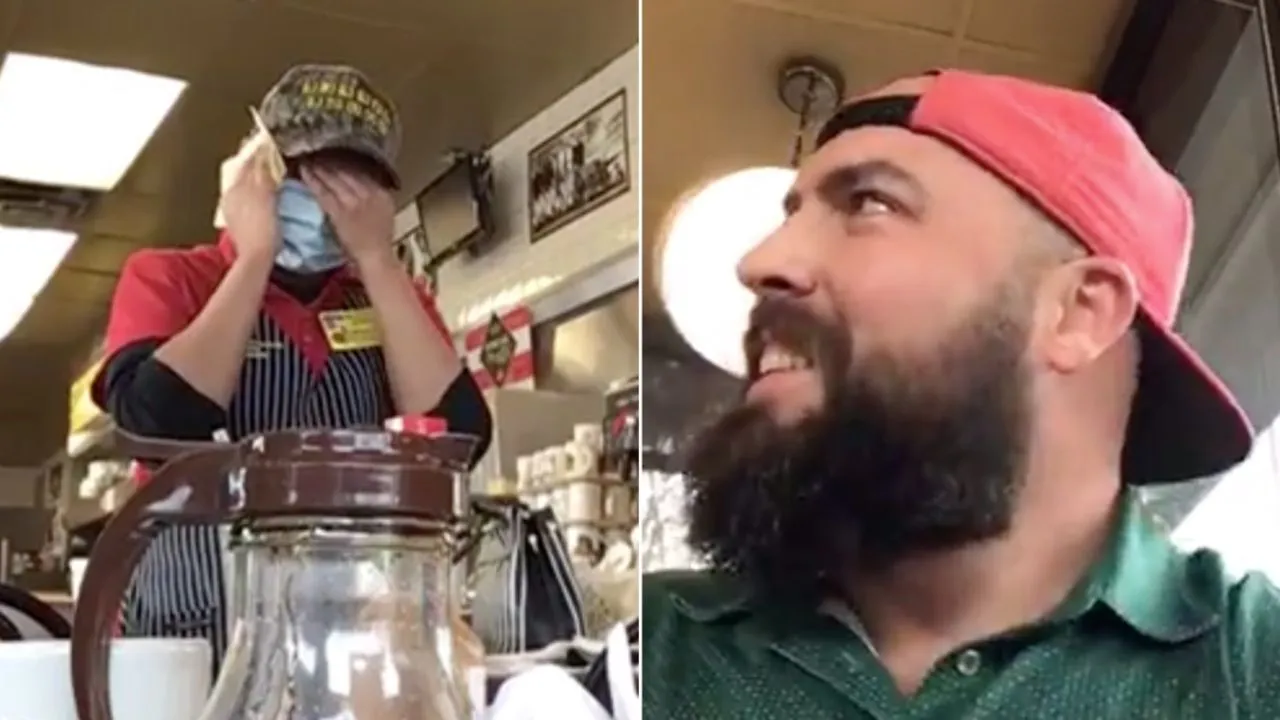 Man Ate At Waffle House For 6 Hours. When The Bill Came, His Waitress Broke Down In Tears