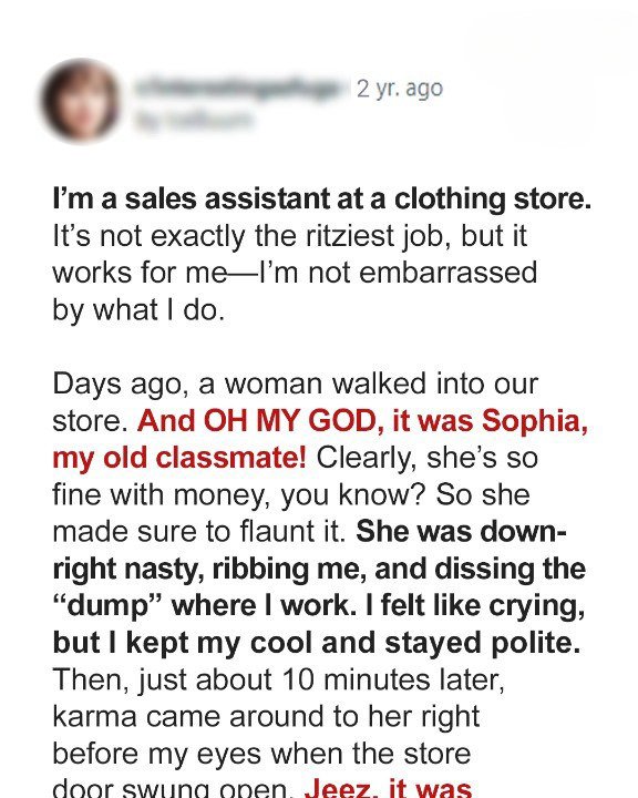 Gold Digger Mocks Shop Assistant, but Life Hits Her Back