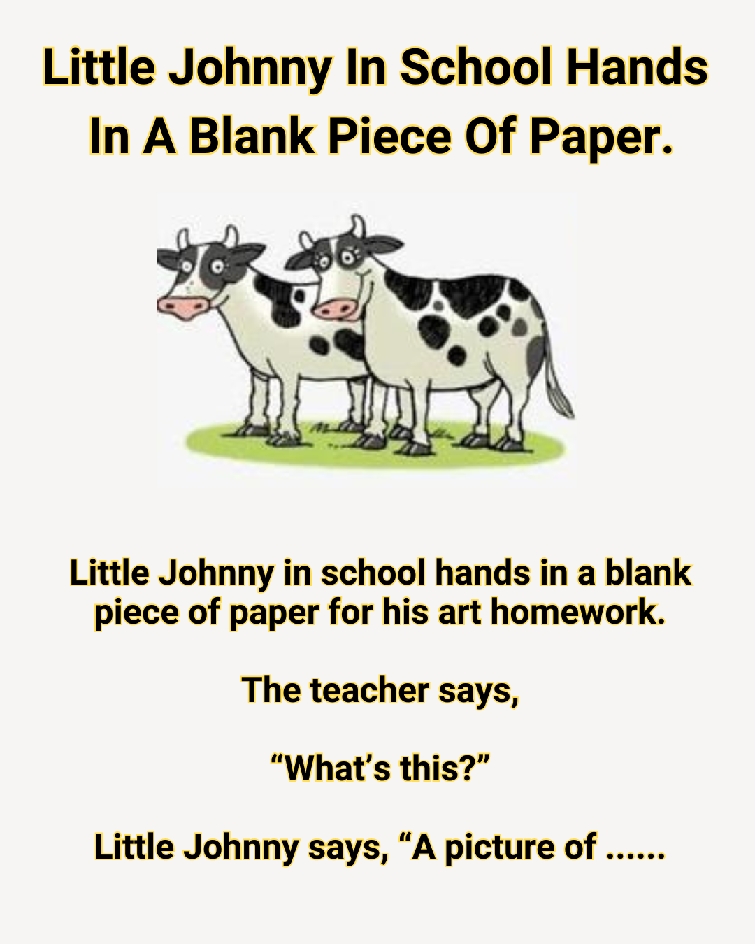 Little Johnny In School Hands In A Blank Piece Of Paper