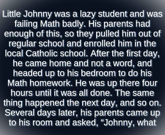 The Astonishing Transformation of Little Johnny: A Misunderstood Math Genius