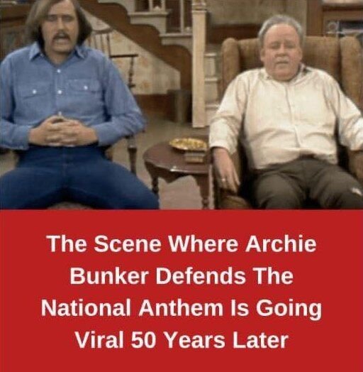 After 50 years, the Archie Bunker scene is starting to trend on social media because of…