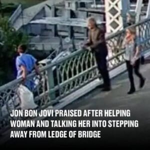 Jon Bon Jovi praised after helping woman and talking her into stepping away from ledge of bridge