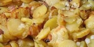 FRIED POTATOES AND ONIONS