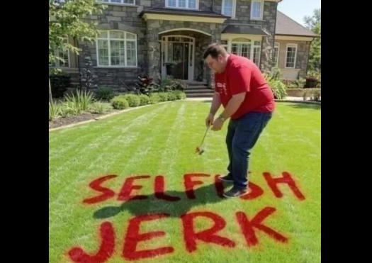 My Neighbor Spray-Painted SELFISH JERK on My Lawn, So I Gave Him a Wet Surprise He Will Never Forget