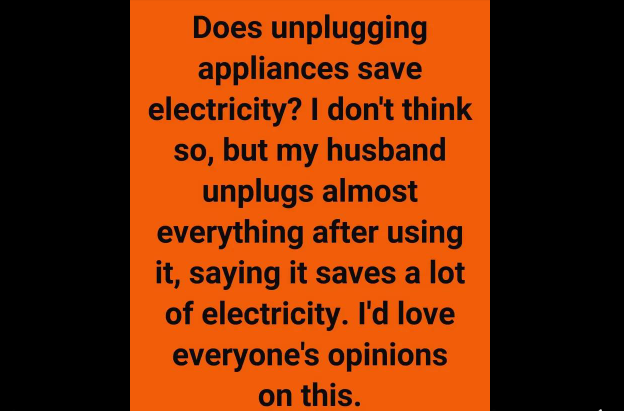 Will Pulling Plugs Actually Save Electricity?