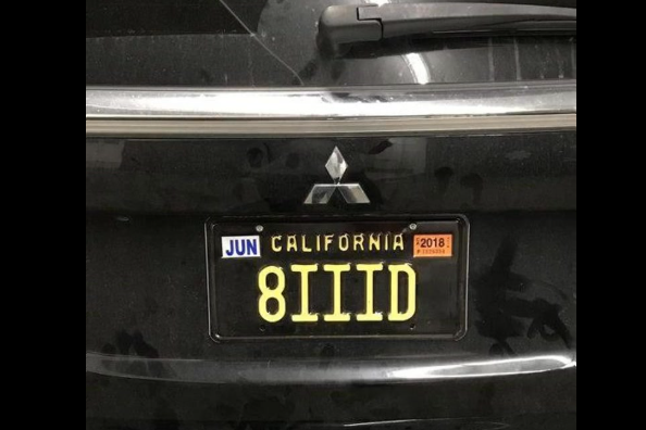A Closer Look at This License Plate Will Blow Your Mind