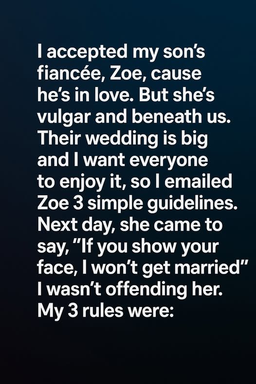 A Mother’s Guidelines That Changed Everything Before the Wedding