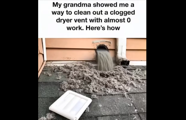 Grandma’s Simple Dryer Vent Cleaning Hack That Really Works