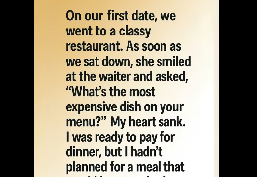 She Asked the Waiter a Sh0cking Question on Our First Date — But Her Reason Changed Everything