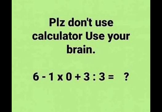 Solve this math riddle from middle school in under 10 seconds