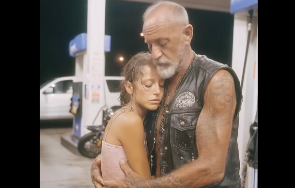Biker’s Late-Night Stop Leads to a Life-Changing Rescue That No One Saw Coming