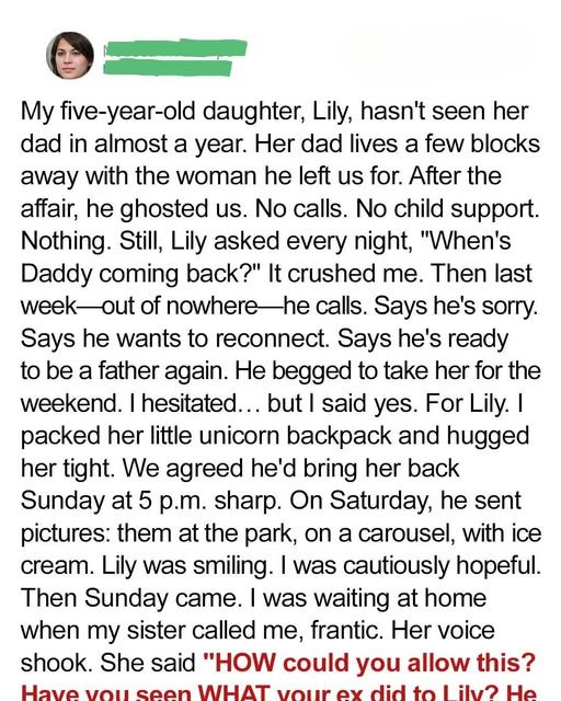 My Ex Wanted to Reconnect with Our Daughter – I Had to Understand His True Intentions