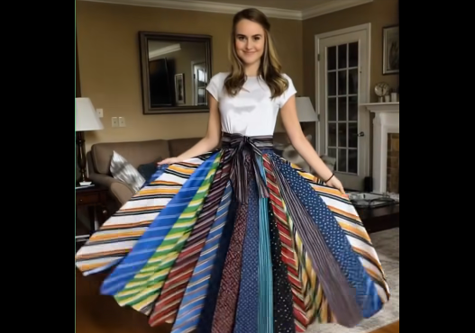 My Stepmom Ruined the Skirt I Made from My Dad’s Ties — What Happened Next Was Unexpected