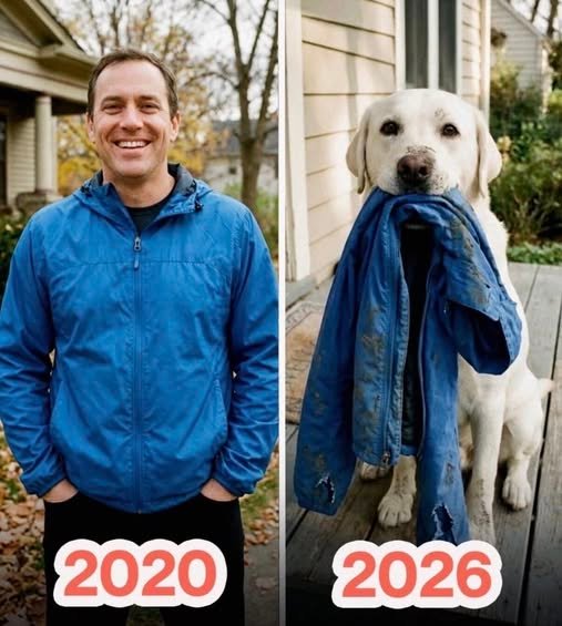 A woman opens her front door in shock as her dog brings home a winter jacket belonging to her missing husband who disappeared six years earlier.