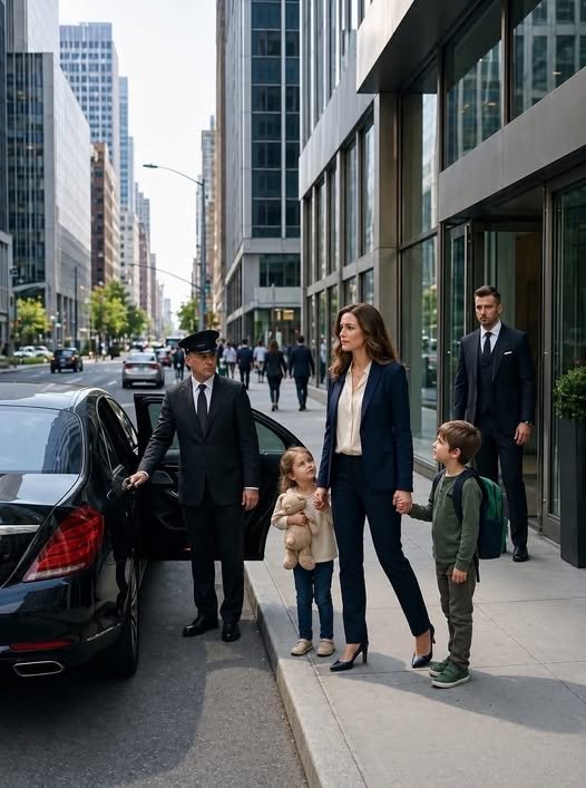 Woman leaves divorce mediation with her two children after revealing pre-planned departure to Paris as her husband reacts in shock.