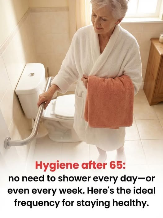 "Elderly person washing their face with a soft cloth, symbolizing gentle and thoughtful personal care for aging skin."