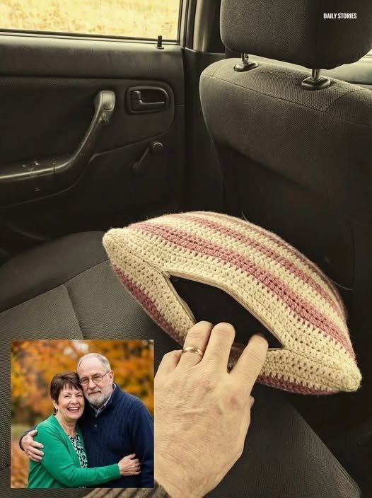 A woman sits in a car, her hands trembling as she holds a faded pink pillow, her expression a mix of grief and determination as she stares at the zipper.