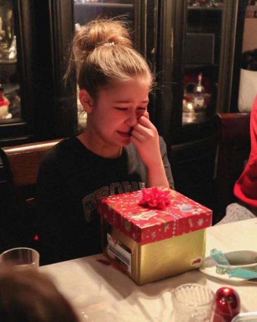 ScreenGrandmother standing up for granddaughter after gift humiliation at family gatheringshot