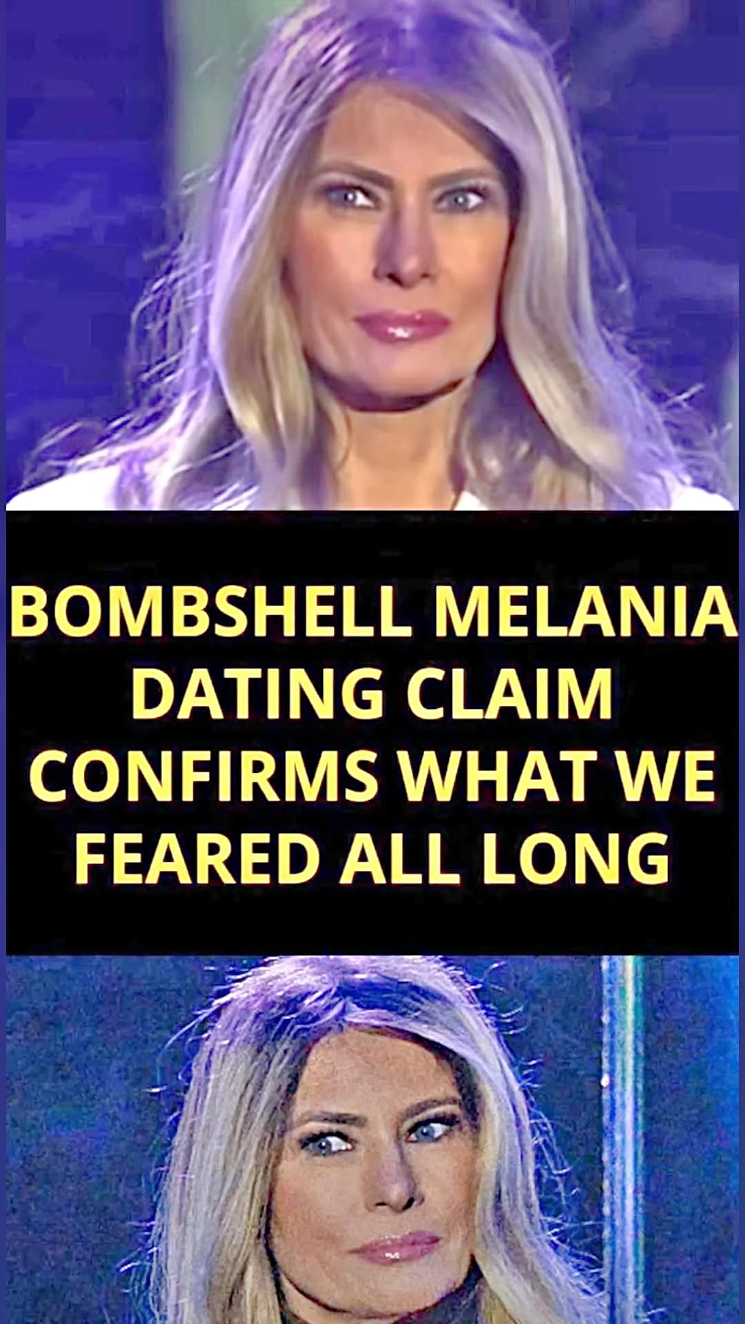 Young Melania Trump during early modeling career before international fame